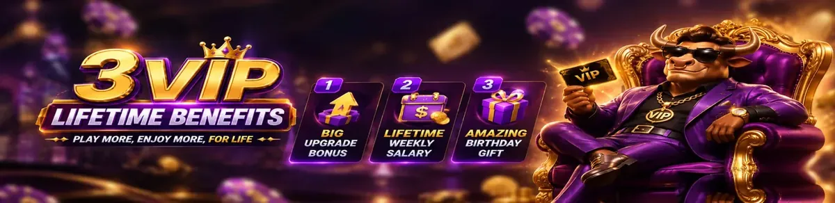 VIP lifetime benefits banner