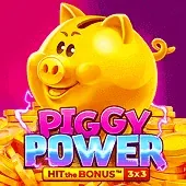 Piggy Power slot game tile